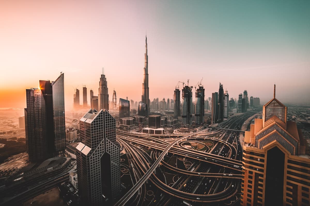 Burj Khalifa and Downtown Dubai skyline